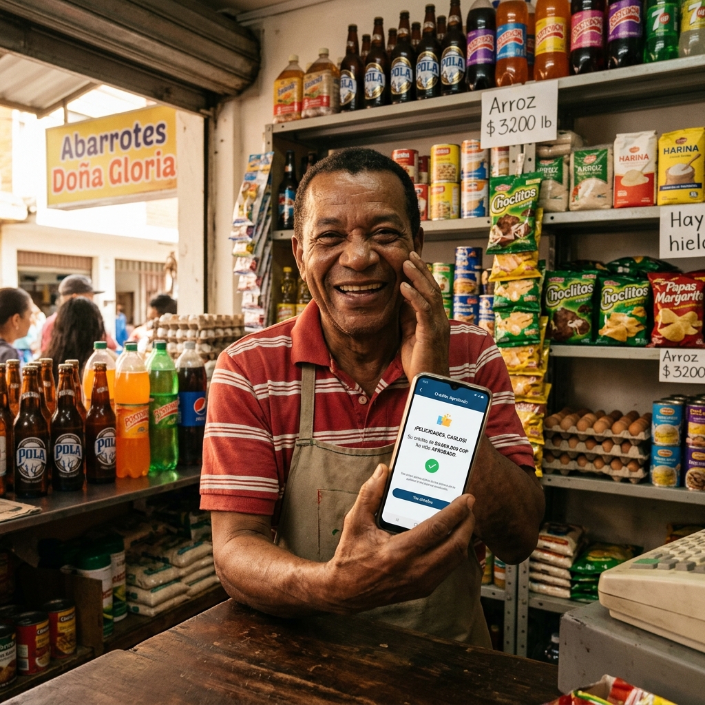 Crédito en celular en 3 minutos